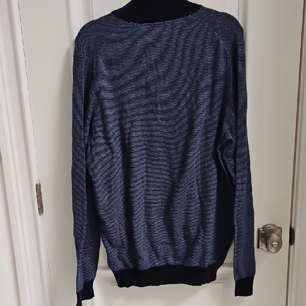 NWT Jos A‎ Bank Men's  Quarter Zip Cotton Wool Sweater
